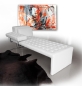 Preview: leather daybed white